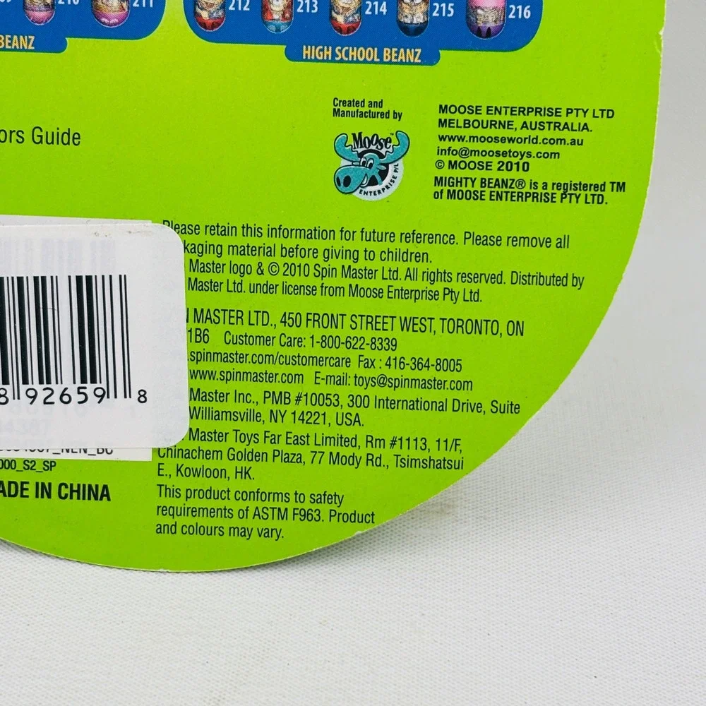 Mighty Beanz 3 Pack Series 2 Spin Master 2010 Collect Play Trade New Sealed
